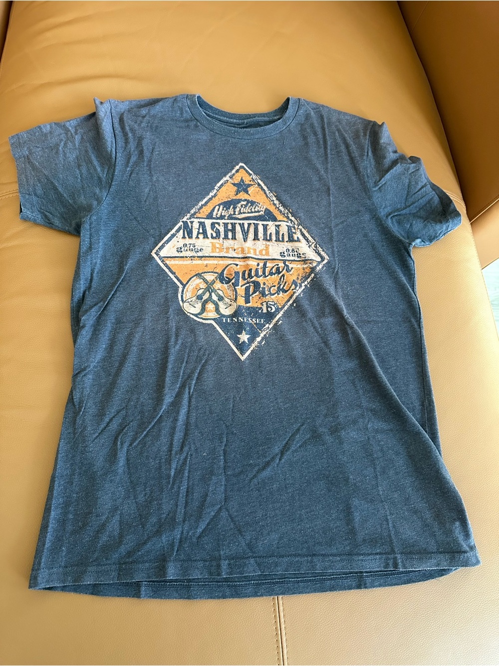 Fidelity Navy Short Sleeve Nashville Graphic Tee